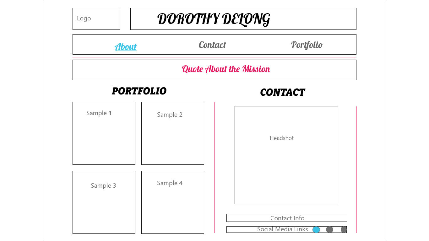 Wireframe Color Palette Example Color-in-wireframe – Mariana Johnson